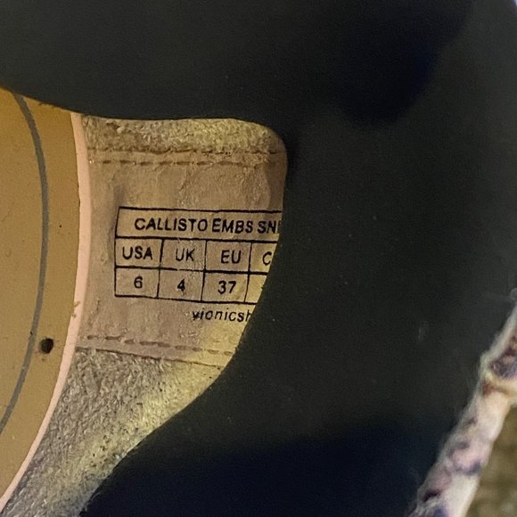 Vionic Jewel Callisto Bow Snakeskin Leather Ballet Flats Pink 6 - Picture 9 of 9